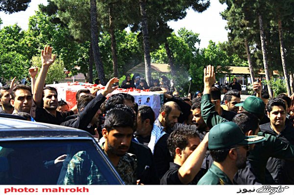 گزارش تصویری/ تشییع پیکر جانباز شهید علیرضا خراسانی در گرگان