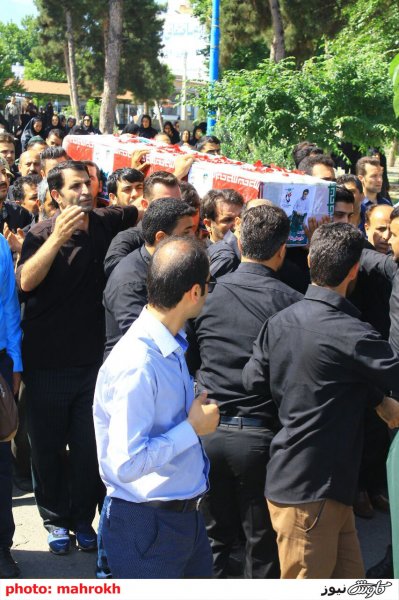 گزارش تصویری/ تشییع پیکر جانباز شهید علیرضا خراسانی در گرگان