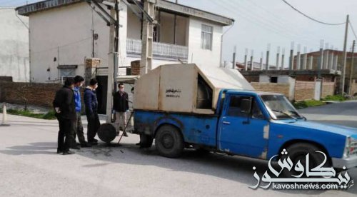 شستشوی شبکه فاضلاب در بندرترکمن