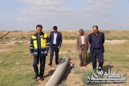 برق پاسگاه های مرزی شمال گمیشان وصل شد