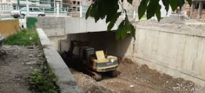 آغاز عملیات لایروبی و پاکسازی بستر رودخانه در سطح منطقه یک گرگان